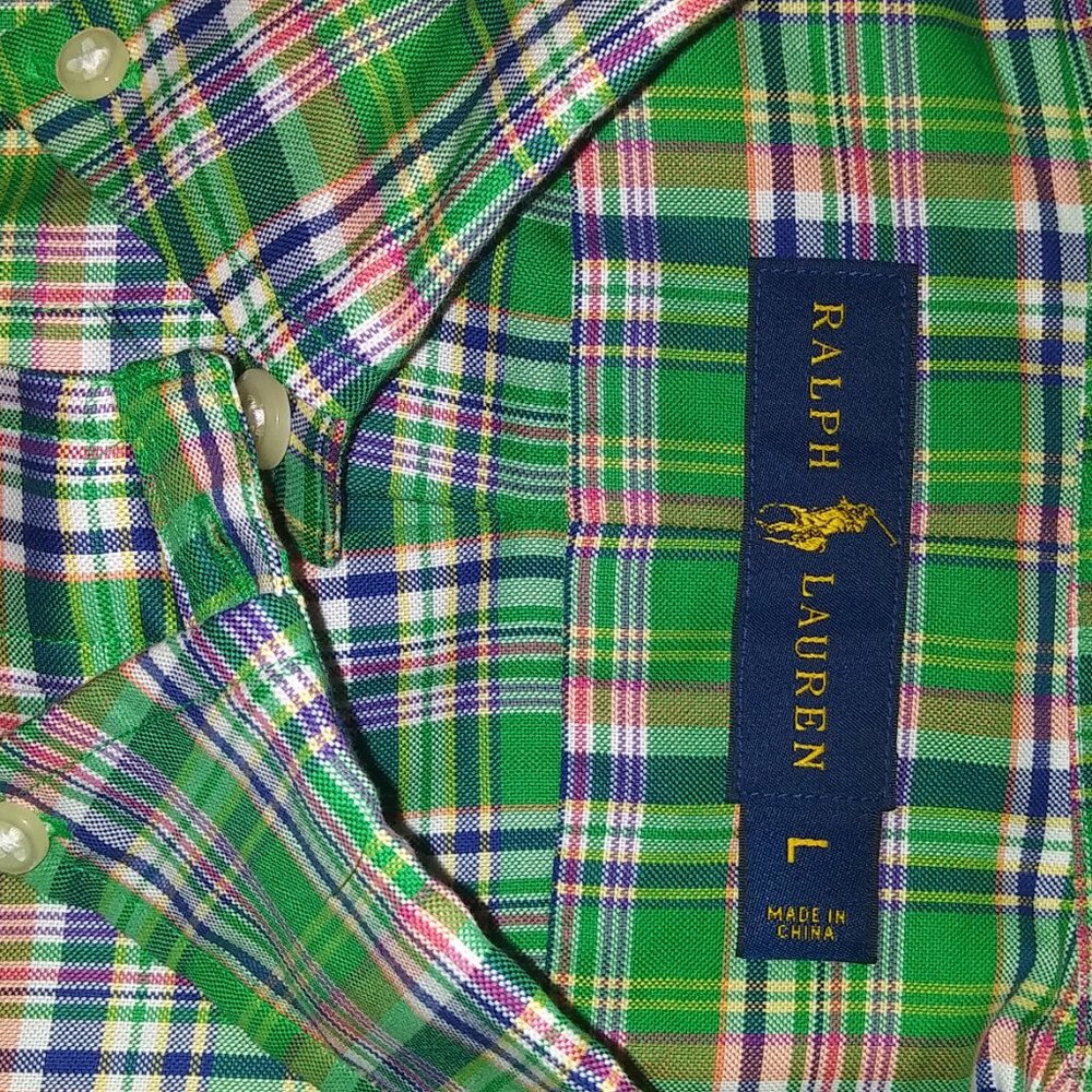 NWT Men's Large Ralph Lauren button down - Picture 5 of 7